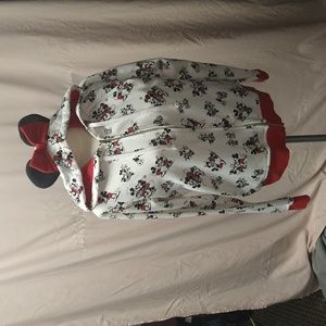 Disney Minnie mouse zip up hoodie. Size medium.